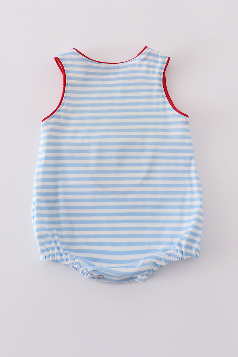 Blue Striped Mickey Bubble